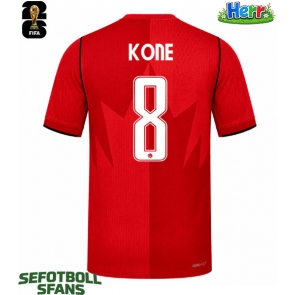 Kanada Ismael Kone #8 Hemmatröja VM 2026 Kortärmad